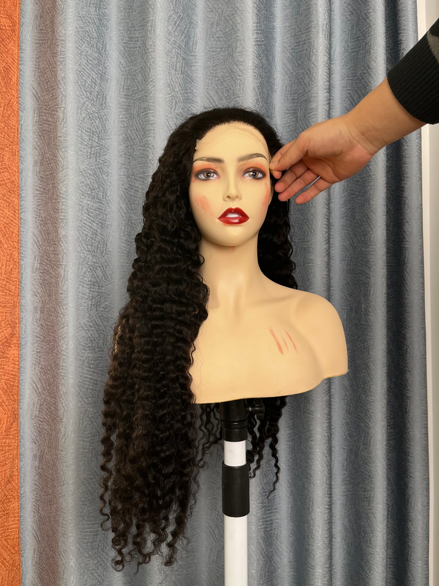 Sunbeauty hair 5X5 HD Lace Closure Wig,Burmese Curly,100%Human hair