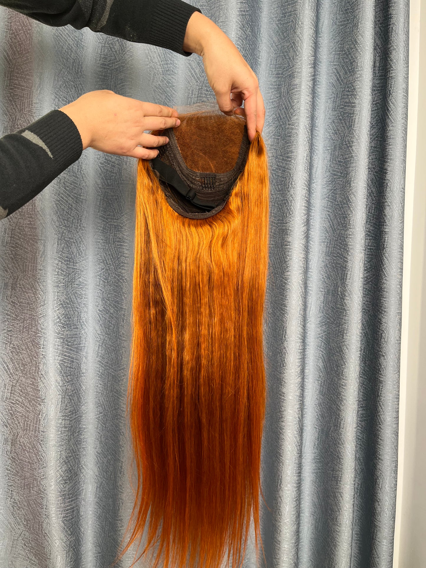 HD Lace Closure Wig And Orange Colored Wig